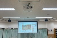 プロジェクター設備を設置しました
